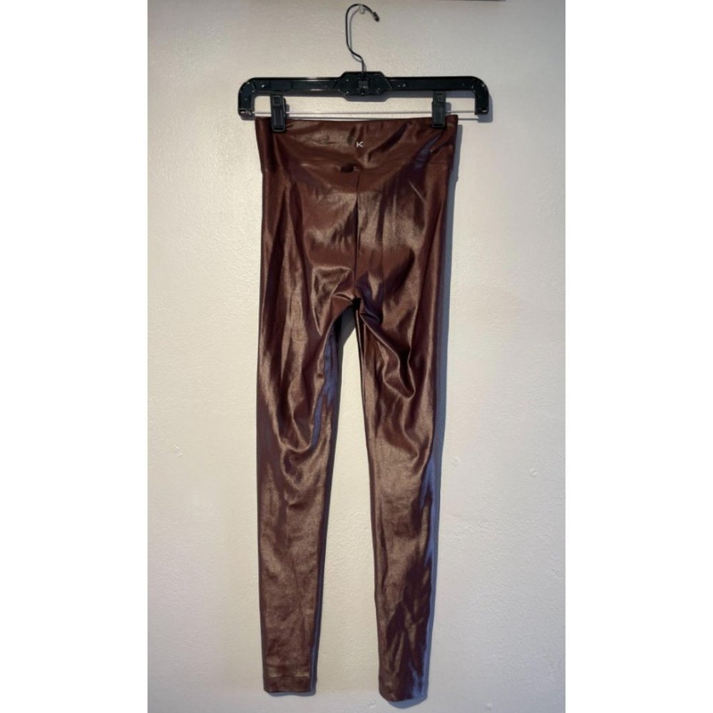Koral Lustrous High Rise Leggings in Bordeaux XS - Picture 9 of 15